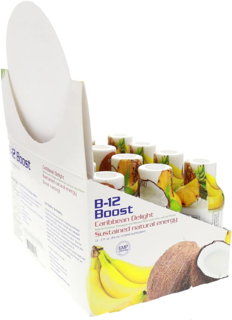 1st Step High Performance Fitness B-12 Boost, 12 botellas de 60 ml