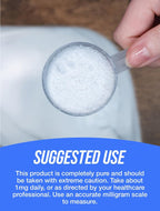 BulkSupplements.com Biotina Pura en Polvo - Vitamina B7, 500g