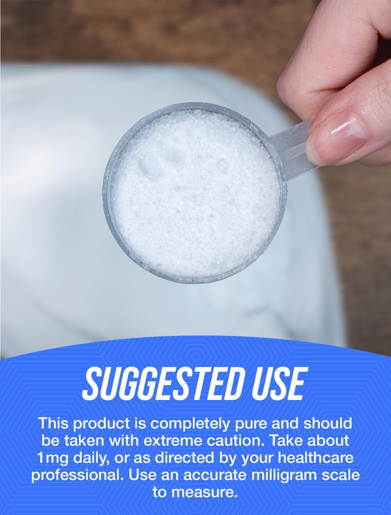 BulkSupplements.com Biotina Pura en Polvo - Vitamina B7, 500g