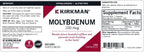 Kirkman Molibdeno 100 mcg, 100 Cápsulas - Mineral Esencial Hipoalergénico