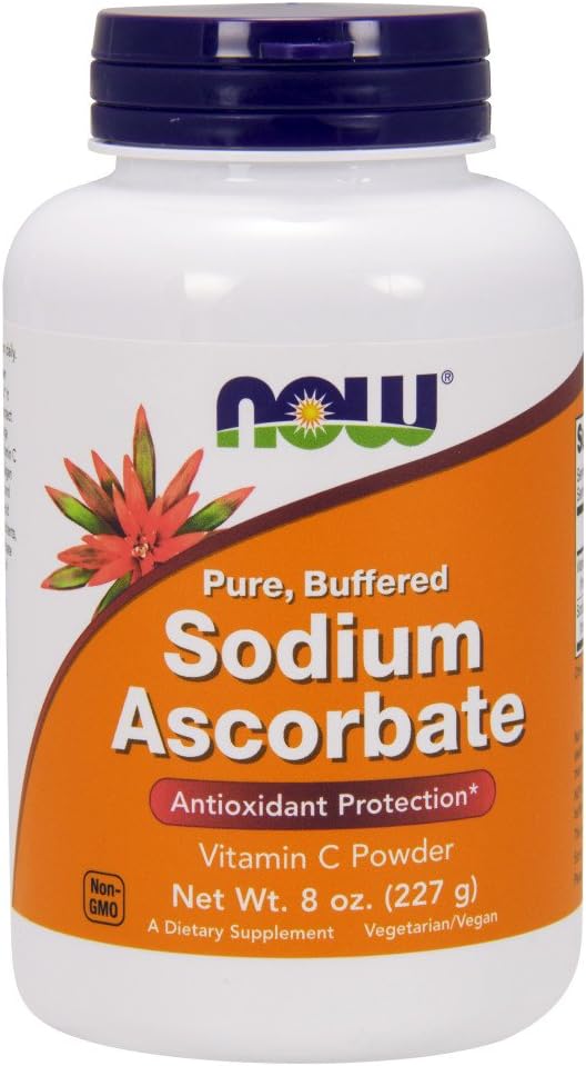 Ascorbato Sódico en Polvo - Vitamina C Tamponada - Pack de 2 (454 g total)