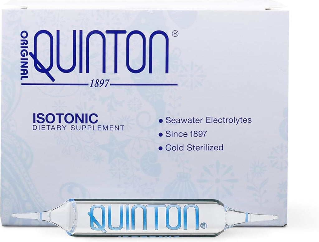 Quicksilver Scientific Original Quinton Solución Isotónica con Minerales de Agua de Mar y Agua de Manantial - 30 Viales Monodosis