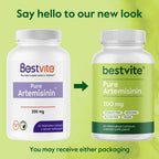 BESTVITE Artemisina 200 mg (120 Cápsulas Vegetales) (Paquete de 2) – Sin Estearatos – Vegano – Sin Gluten – No OGM