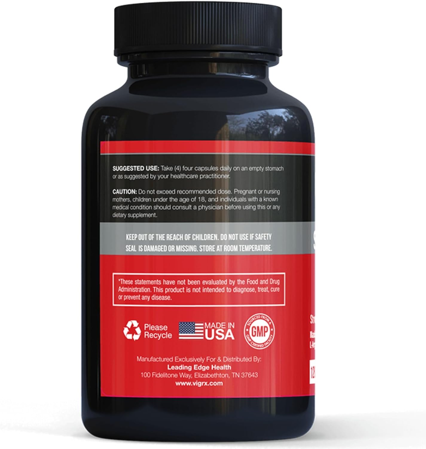 VigRX Max Volume Fórmula de Vitalidad Masculina - con L-Arginina, Zinc y Lecitina de Girasol - 120 Cápsulas