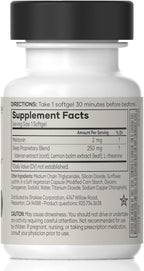 Shaklee Dream Serene - Ayuda para Dormir con Melatonina, Valeriana, Melisa y L-Teanina, 30 Softgels
