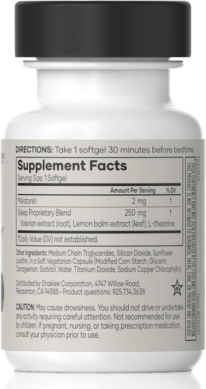 Shaklee Dream Serene - Ayuda para Dormir con Melatonina, Valeriana, Melisa y L-Teanina, 30 Softgels – Image 2