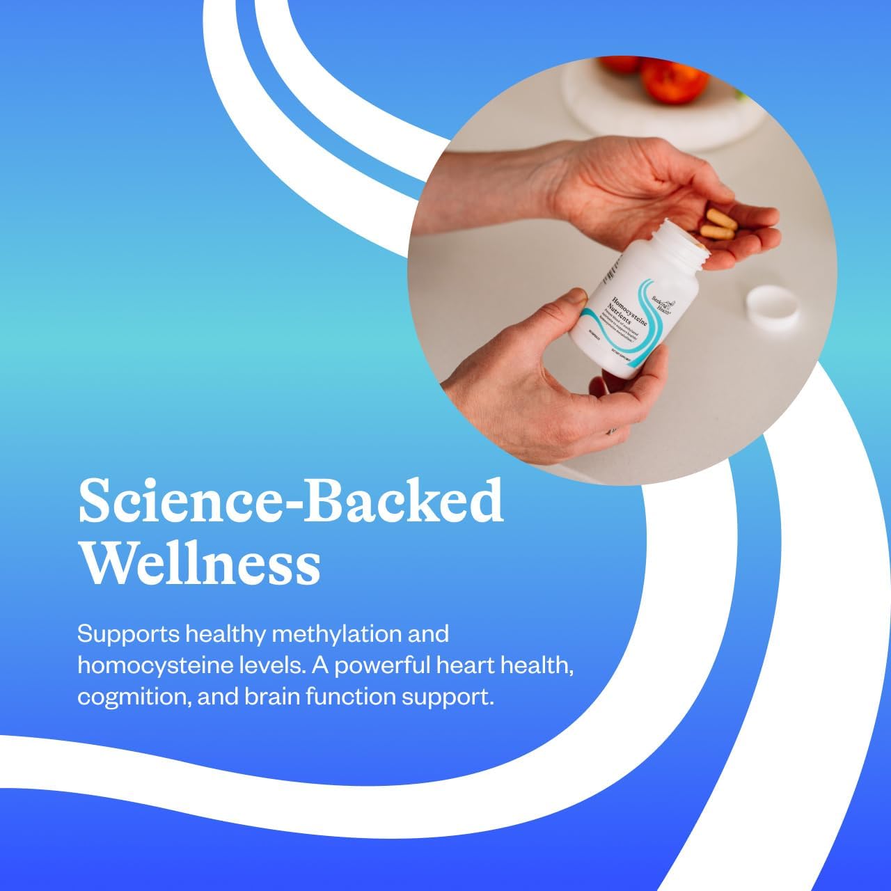 Seeking Health Homocysteine Nutrients, 60 Cápsulas