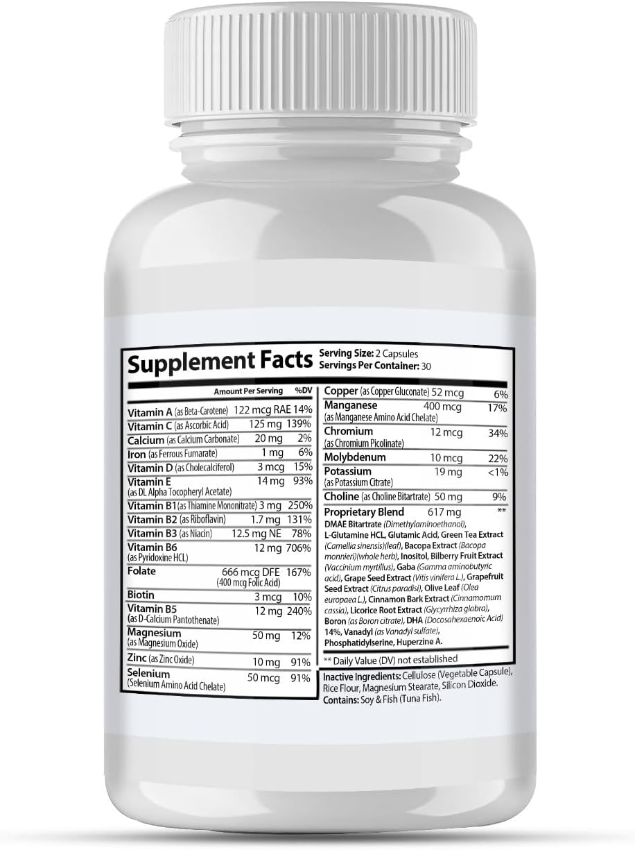 Brain Savior New Advanced Formula Supplement - 1 Pack (30 Días)