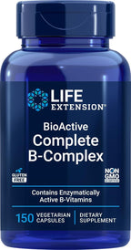 Life Extension BioActive Complete B-Complex, 150 Cápsulas Vegetarianas