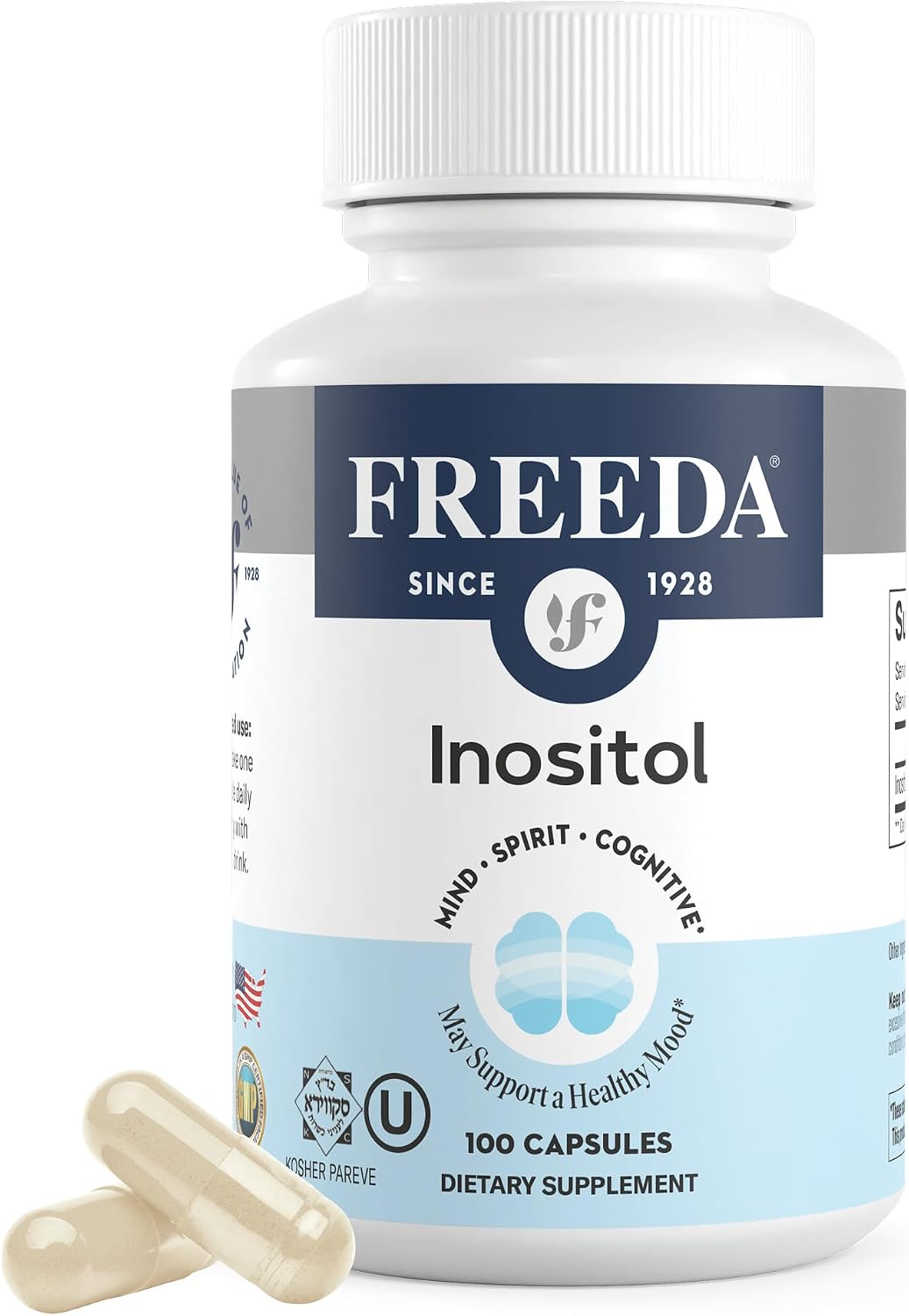 FREEDA Myo-Inositol en Polvo – Vitamina B8 Pura (900 mg por ración)