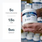Transparent Labs Creatine HMB - Creatina Monohidrato con HMB, Fresa Limón (30 dosis)