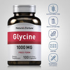 Piping Rock Glicina Cápsulas 1000mg | 100 Cápsulas | Libre de OGM, Sin Gluten