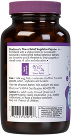BlueBonnet Targeted Choice Stress Relief – Complemento Alimenticio con Ashwagandha, L-Teanina, Melisa y Rhodiola para el Estrés – 60 Cápsulas Vegetales