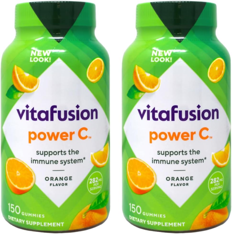 Vitafusion Power C Gominolas de Vitamina C para Adultos (Pack Familiar)