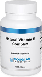Douglas Laboratories Complejo de Vitamina E Natural - 100 Cápsulas Blandas