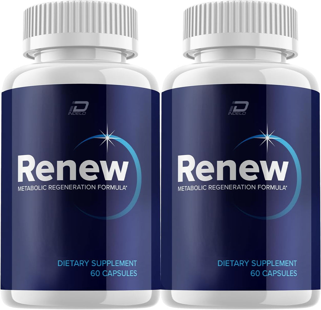 Renew Capsules Supplement - Metabolic Regeneration Formula (2 Pack, 120 Cápsulas)