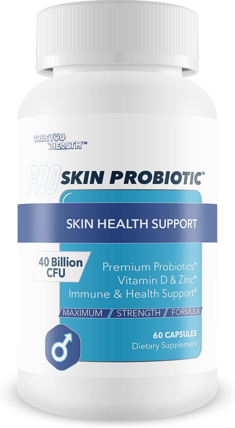 Pro Skin Probiotic - Probiótico para la Salud de la Piel con Vitamina D y Zinc