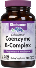 Bluebonnet Nutrition Cellular Active Coenzyme B-Complex, Energy Production and Nerve Support*, Vegan, KOF-K Kosher Certified, Gluten-Free, Soy-Free, Dairy-Free, 100 Vegetable Capsules, 100 Servings