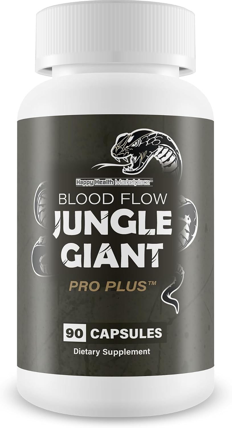 Blood Flow Jungle Giant Pro Plus - Suplemento Vasodilatador para Hombres