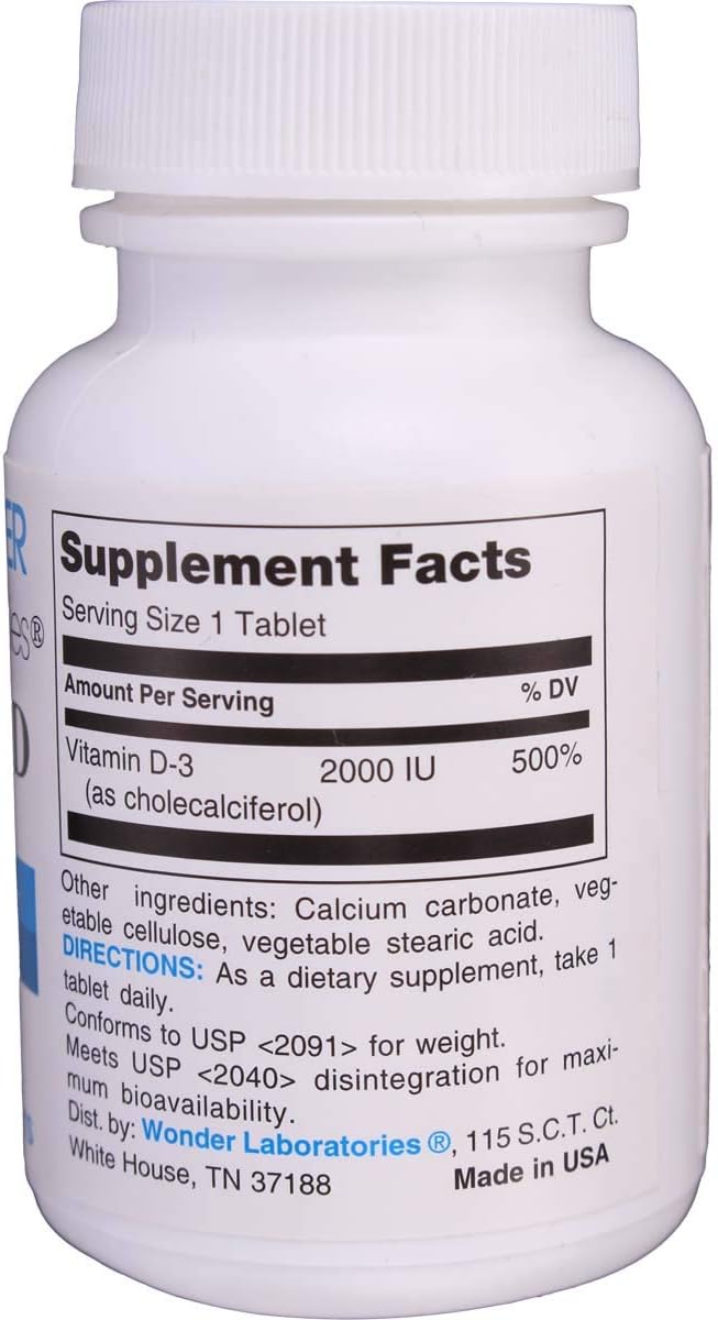 Easy Digest Vitamina D3 2000 IU – Forma Natural de Vitamina D3, Alta Absorción