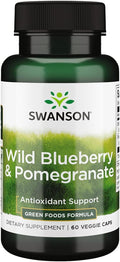 Swanson GR Wild Blueberry & Pomegranate - 60 Cápsulas Vegetales