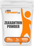 Zeaxantina en Polvo (100mg por dosis, 5mg de Zeaxantina) - 1kg - BulkSupplements