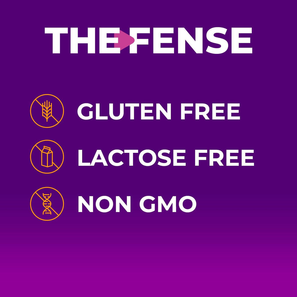 THE-FENSE Beta Glucano, Vitamina C y Zinc Cápsulas - Apoyo Inmunológico para Mujeres y Hombres - Sin Gluten ni Lactosa, No-GMO - 60 Cápsulas