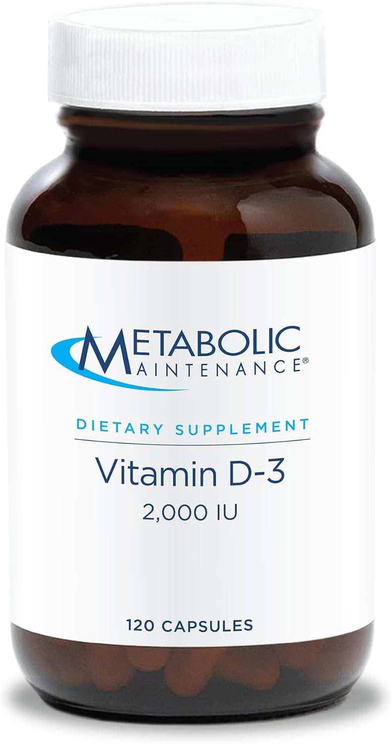 Metabolic Maintenance Vitamina D3 5000 UI - 125 mcg - 90 Softgels