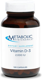 Metabolic Maintenance Vitamina D3 2000 UI - 120 Cápsulas
