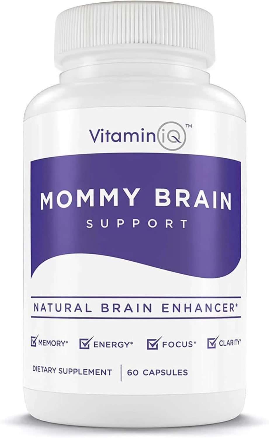 VitaminIQ Mommy Brain Postnatal - 60 Cápsulas - Salud Cognitiva, Estado de Ánimo y Energía