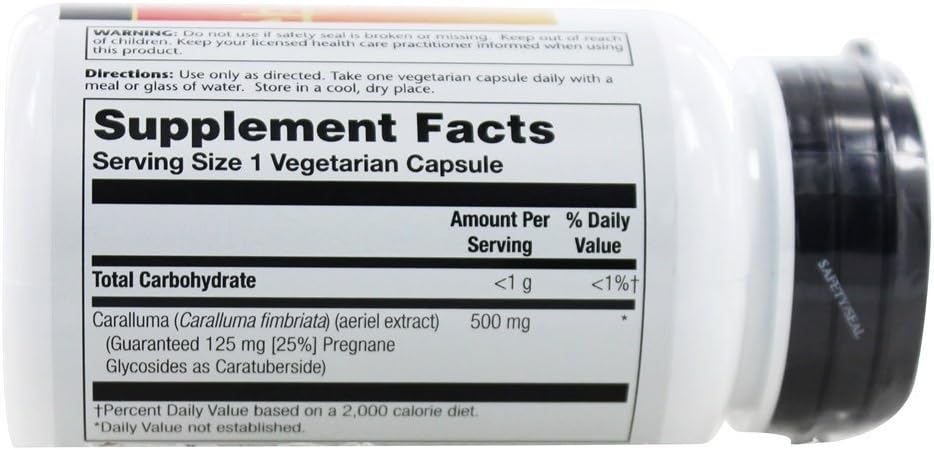 SOLARAY Caralluma Aerial Extract 500 mg, 30 VegCaps