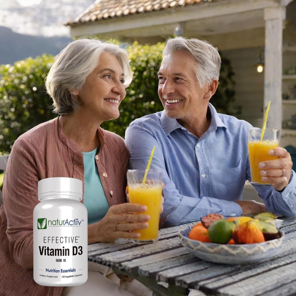 naturActiiv Organic Vitamin D3 125 mcg (5000 IU) - Mini-Capsules