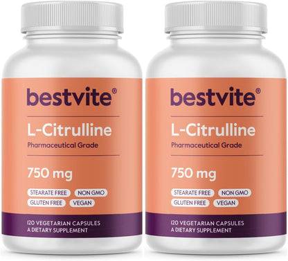 BESTVITE L-Citrulina 750mg por Cápsula (120 – ¿Es mejor la L-Citrulina que la L-Arginina? La L-Citrulina se – Image 8