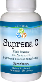 Gary Null's Suprema C Strawberry Powder - Vitamina C en Polvo