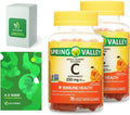 LightSpring Gominolas de Vitamina C 250 mg para Adultos – Pack de 2 con Guía Exclusiva
