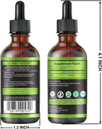 Vitboost Gotas de Biotina Líquida 10.000mcg con Sabor a Bayas Orgánicas – Fórmula Vegana Extra Fuerte