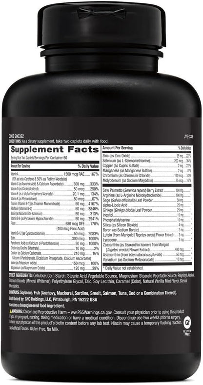 GNC Mega Men 50 Plus Multivitamin para – Protección antioxidante: La fórmula incluye antioxidantes que ayudan a – Image 4