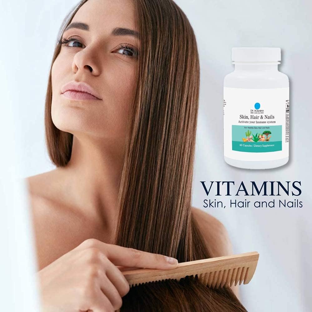 Dr. Robaina Skin Care Solution - Cápsulas para Piel, Cabello y Uñas - Apoyo Inmunológico - 60 Cápsulas