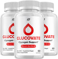 Cápsulas Glucovate - Suplemento Avanzado de Fórmula Natural (3 Paquetes, 180 Cápsulas)