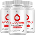 Cápsulas Glucovate - Suplemento Avanzado de Fórmula Natural (3 Paquetes, 180 Cápsulas)