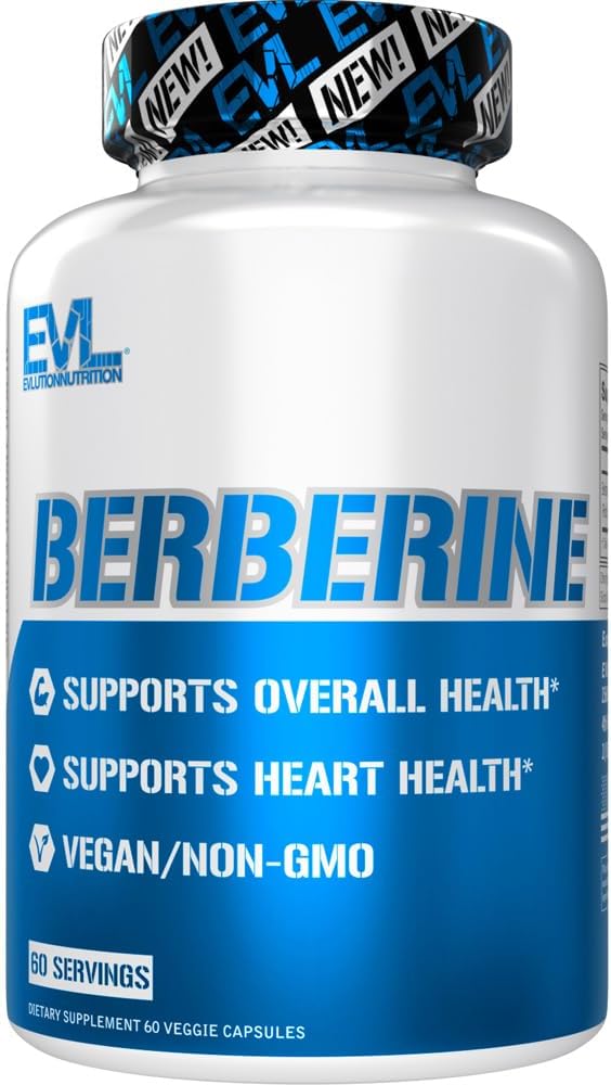 Evlution Nutrition Berberina 500mg - 60 Cápsulas Veganas