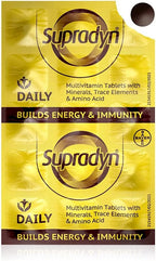SupradynS Comprimidos Multivitamínicos Diarios para Hombres y Mujeres con Zinc Esencial, 12 Vitaminas y 5 Oligoelementos, para Inmunidad y Energía Diaria, 150 Comprimidos