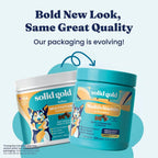 Solid Gold Multivitamínico para Perros - Gomitas Blandas - Apoyo Completo para Corazón, Sistema Inmunitario, Cerebro, Piel, Pelaje y Salud Digestiva con Vitamina C, B12, Probióticos y Antioxidantes - Sabor a Bacon 120 unidades