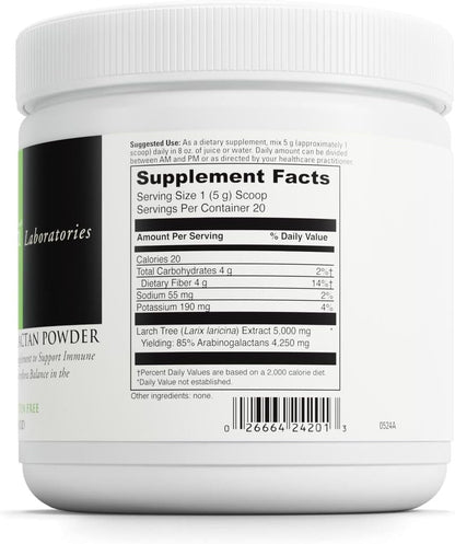 DAVINCI Labs Arabinogalactan en Polvo - Prebiótico de Fibra Natural, 100 g – Image 2