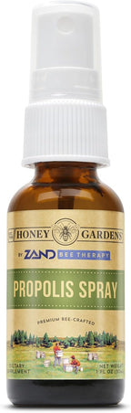 Honey Gardens Spray de Propóleo de Abeja con Miel Cruda de Apiterapia, Raíz de Regaliz y Usnea | 50 Dosis | 30 ml