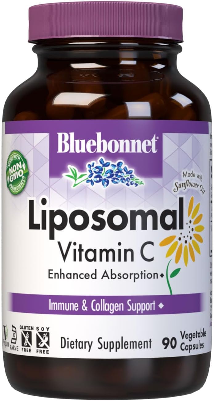 BlueBonnet Nutrition Vitamina C Liposomal 1000 mg, 90 Cápsulas Vegetales