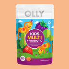 OLLY Kids Multivitamin & Probiotic Gummy - Gomitas multivitamínicas con probióticos, Sabor Berry, 120 unidades