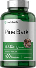 Horbäach Extracto de Corteza de Pino | 180 Cápsulas | Estandarizado al 75% de Proantocianidinas | Alta Potencia