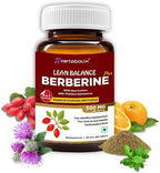 Lean Balance Berberine Plus - Fórmula 4 en 1 con Berberina, Inositol, Cardo Mariano y Gymnema (1 Pack)