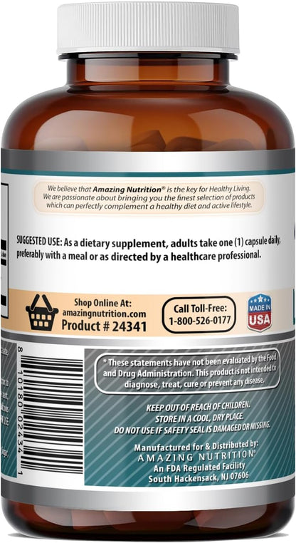 Amazing Formulas L-Citrulline 750 mg, 180 – Sin gluten: Apto para personas con sensibilidad al gluten o enfermedad – Image 4